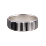 Sterling Silver Coin Edge Band