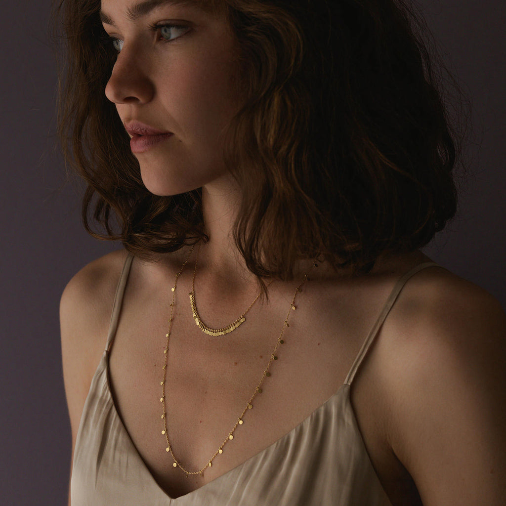 Long Dot Necklace – Love & Luxe