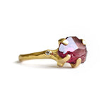 Rhodolite Garnet Rough Luxe Ring