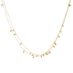 Tiny Dots Double Chain Necklace