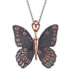 Silver Goliath Birdwing Necklace