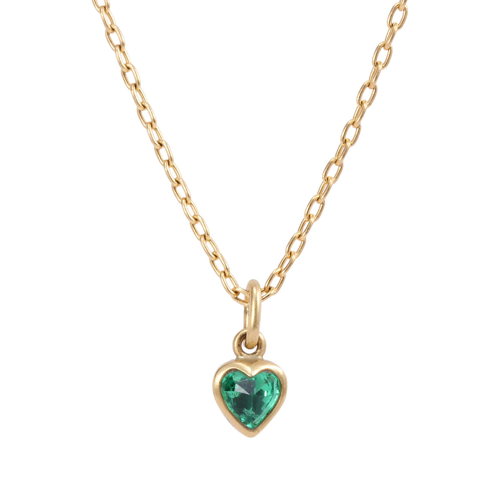 Emerald Sweetheart Necklace