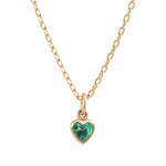 Emerald Sweetheart Necklace