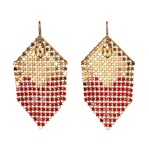 Front-facing view of Coeur Earring by Maral Rapp