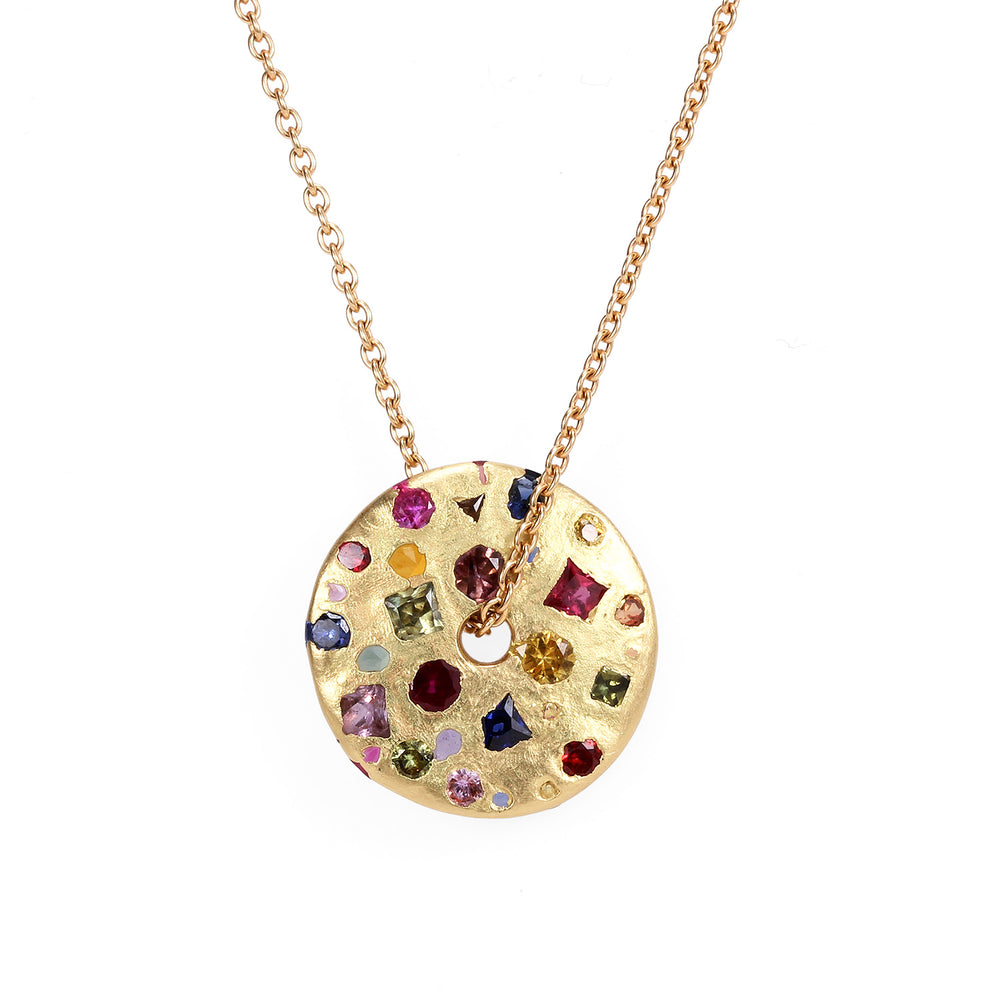 Harlequin Celeste Spinner Necklace