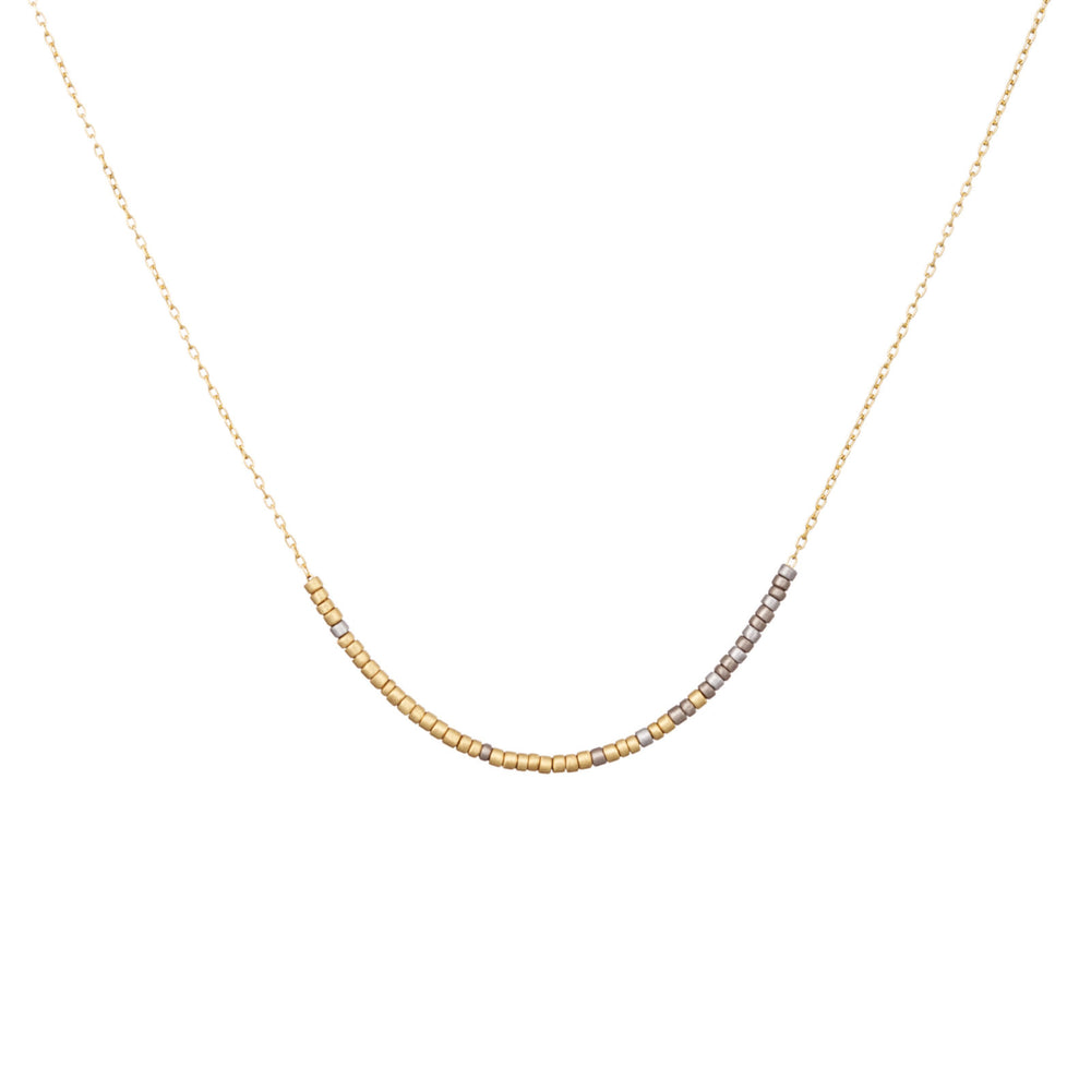 Tiny Bead Color Graded Necklace