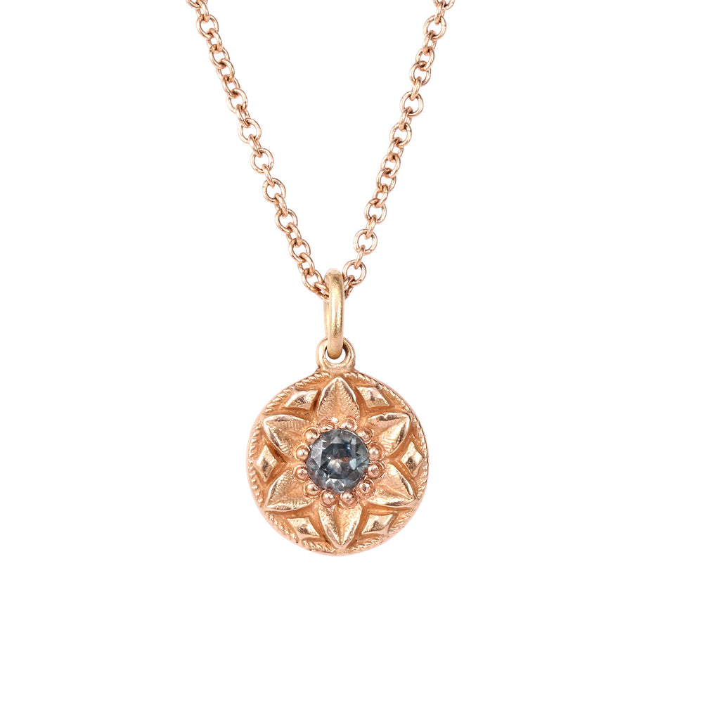 Detail view of Kai Pendant on Chain by Betsy Barron