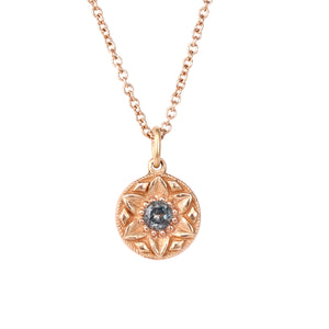 Detail view of Kai Pendant on Chain by Betsy Barron