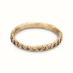 Champagne Diamond Eternity Band
