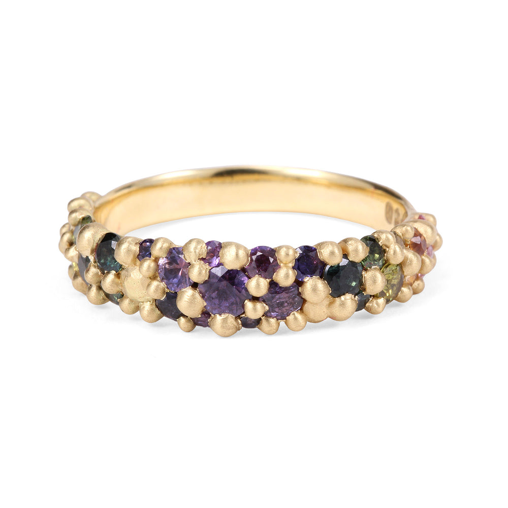 Narrow Blossom Crush River Ring