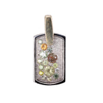Small Chrysanthemum Tag Pendant