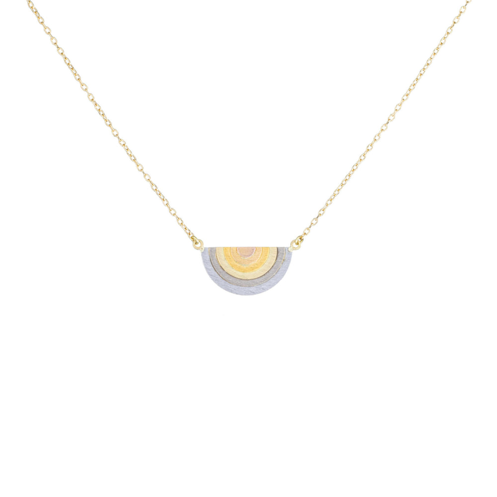 Rainbow Sun Halo Pendant