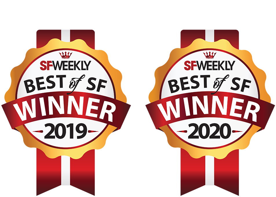 BADGES - Best jewelry store - 2019 & 2020 SF Weekly Readers’ Choice Awards