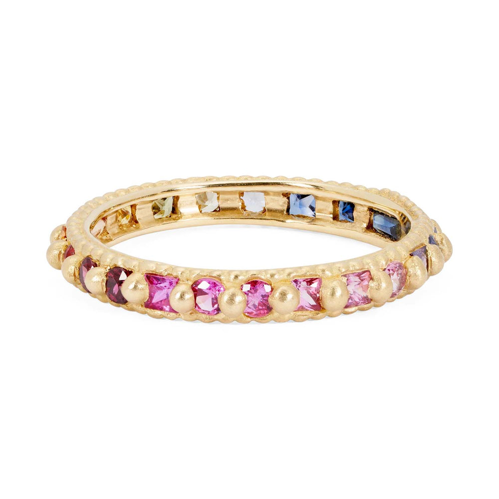 Rainbow Mixed Cut Ramona Ring