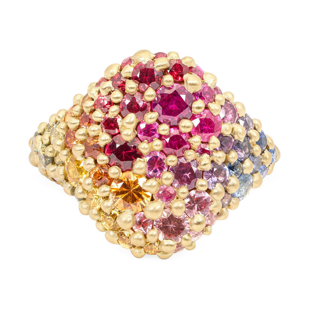 Rainbow River Signet Ring