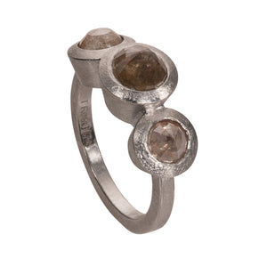 
            
                Load image into Gallery viewer, Triple Rose Cut Diamond Ring by Todd Reed
            
        