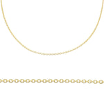 22K Yellow Gold Cable Chain