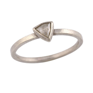 
            
                Load image into Gallery viewer, Rose Cut Triangle Diamond Ring by Petra Class
            
        