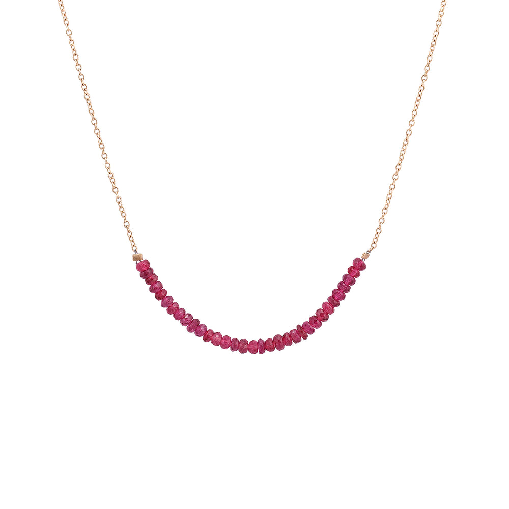 Ruby Curve Necklace