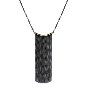 
            
                Load image into Gallery viewer, Detail view of Large Fringe 2 Tone Pendant by Andrea Blais.
            
        