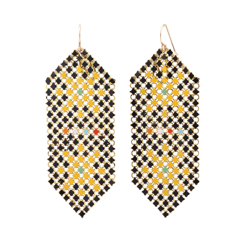 
            
                Load image into Gallery viewer, Front-facing view of Atomic Pop Earrings by Maral Rapp
            
        
