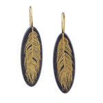 Linear Feather Earrings