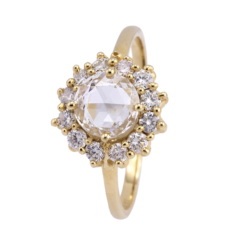 
            
                Load image into Gallery viewer, Angled view of Carnation Ring by Ruta Reifen
            
        