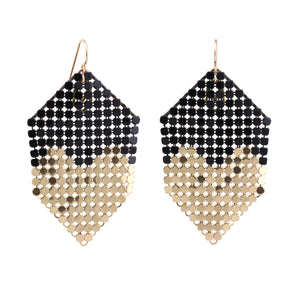 
            
                Load image into Gallery viewer, Front-facing viewof Heart of Gold Earrings by Maral Rapp
            
        