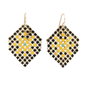 Front-facing view of Asterisk Earrings by Maral Rapp