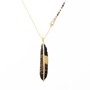 
            
                Load image into Gallery viewer, Pheasant Feather Necklace by James Banks
            
        