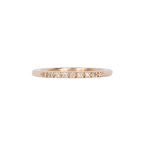 
            
                Load image into Gallery viewer, Front-facing view of Patala Ring with white diamonds by Dan-Yell.
            
        